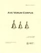 Ave Verum Corpus Handbell sheet music cover